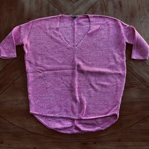 Express Pink Oversized Sweater